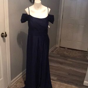 R & M Richard's Twilight OFF Shoulder Gown Dress.